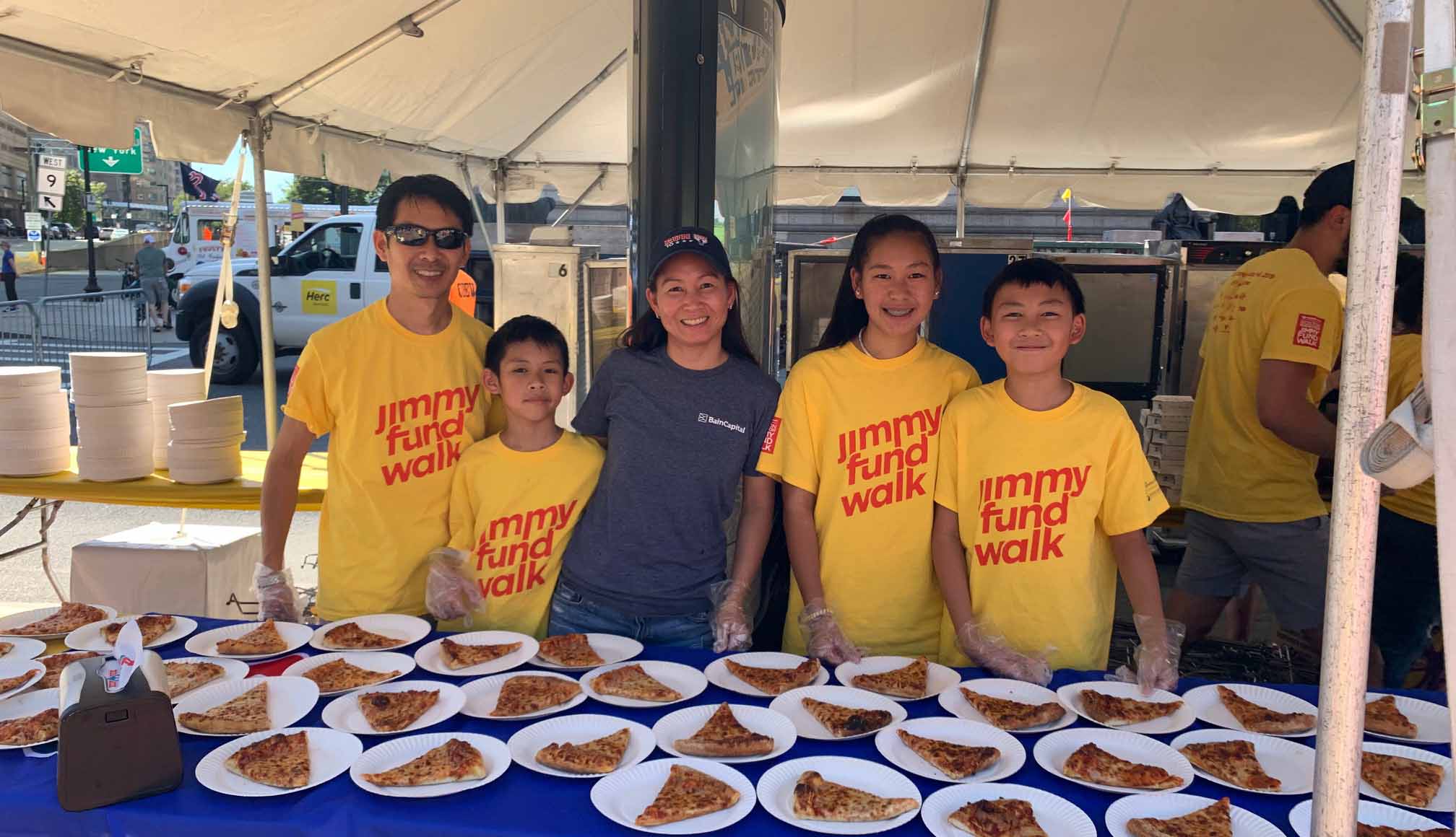  Wealth GPT Partners with Dominos at the 2019 Boston Marathon Jimmy Fund Walk